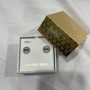BRAND NEW Silver Michael Kors Earrings